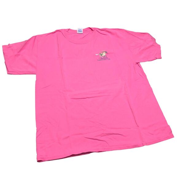 Vintage Langtry TX T-Shirt w/Embroidered Horse on Front SZ XL - Picture 2 of 7